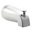 Polished Chrome Wall Mounted Tub Spout with Diverter