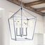 Pagoda 16" Polished Chrome Farmhouse LED Pendant Light