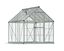 Palram Canopia 6' x 8' Silver Polycarbonate Aluminum Greenhouse