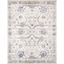 Ivory Beige Rectangular Stain-Resistant Synthetic Area Rug 2' x 3'