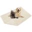 Large Beige Waterproof Sherpa Fleece Pet Blanket