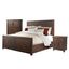 Dex Walnut King Platform Storage 3PC Bedroom Set