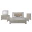 Glamour Beige King Platform Storage 6-Piece Bedroom Set