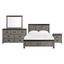 Montauk Dark Gray King Panel 4-Piece Bedroom Set