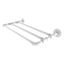 Matte White Industrial Wall Mounted Towel Shelf, 18 Inch