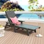 Westin All-Weather Gray HDPE Reclining Beach Chaise Lounger