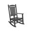 Laguna Classic Gray HDPE Eco-Friendly Outdoor Rocking Chair