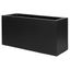 Jort 32" Black Fiberstone Indoor/Outdoor Rectangular Planter