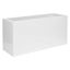 Glossy White Fiberstone Rectangle Planter, 32"