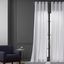 Prime White Cotton Grommet Light-Filtering Curtain Pair, 50W x 96L