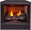 ProCom 32-Inch Black Gas Ventless Firebox with Mantel