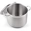 Professional 24 Quart Stainless Steel Stockpot with Lid