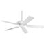 AirPro 52" White Outdoor Ceiling Fan with Lighting and Remote