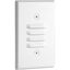 White Integrated LED Indoor Louvered Step Light