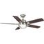 Tompkins 52" Brushed Nickel LED Ceiling Fan with Reversible Blades