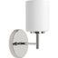 Polished Nickel Cylinder Dimmable Bath Vanity Light