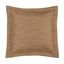 Queensland Textured Tan Polyester Euro Sham