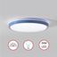 Sleek Blue 16" Round LED Ceiling Light, Energy Star 6500K