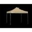 Quik Shade 10x10 Khaki Polyester Canopy with Gray Frame