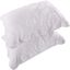 White Quilted Embroidered Standard Polyester Pillow Shams