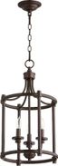 Rossington 3-Light Oiled Bronze Entry Pendant