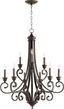 Elegant Bryant 9-Light Bronze Traditional Chandelier