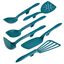 Teal Nylon 6-Piece Classic Kitchen Utensil Set