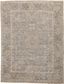 Latte Tan & Gray Handmade Tufted Wool-Viscose Blend Rectangular Rug