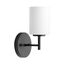 Dimmable Black Cylinder Direct Wired Vanity Light