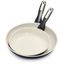 Black Aluminum Ceramic Nonstick 8" and 10" Frying Pan Set