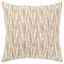 Ivory and Cocoa 20" Square Modern Farmhouse Throw Pillow