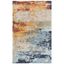 Handmade Black and Multicolor Wool Abstract Area Rug