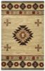 Gray and Khaki Hand-Tufted Wool Southwest Area Rug 8' x 10'