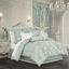 King White Floral Embroidered Bedspread Set