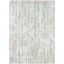 Ivory and Multicolor Flat Woven 8' x 10' Chenille Area Rug