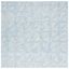 Abstract Blue Wool 6' Square Tufted Area Rug