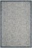 Navy and Ivory Handmade Wool Tufted 5' x 8' Area Rug