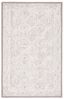 Ivory and Beige Abstract Hand-Tufted Wool Rug, 5' x 8'