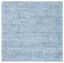 Handmade Abstract Blue Wool & Synthetic 6' Square Area Rug