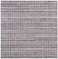 Gray and Brown Abstract Wool 6' x 6' Square Area Rug