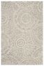 Ivory and Gray Handmade Wool Tufted Abstract 3' x 5' Rug