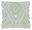 Seafoam Geometric Knit Square Throw Pillow