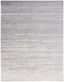 Light Grey and Grey Synthetic Reversible 10' x 14' Area Rug