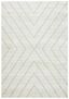 Ivory and Sage Rectangular Washable Synthetic Area Rug, 9' x 12'