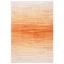 Adirondack 9' x 12' Orange and Red Synthetic Area Rug