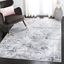 Amelia Grey and Ivory Abstract 9' x 12' Synthetic Area Rug