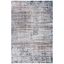 Amelia Grey & Blue Textured Synthetic Washable Rug - 54"x16"