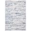 Amelia Ivory and Blue Abstract Synthetic 10' x 14' Area Rug