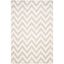 Light Grey and Beige Geometric Indoor-Outdoor Area Rug