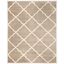 Wheat and Beige Reversible Washable Rectangular Rug 10' x 14'